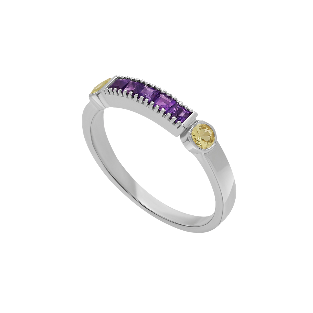 Lotus One Line Ring