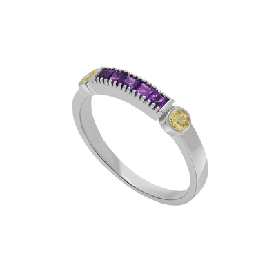 Lotus One Line Ring