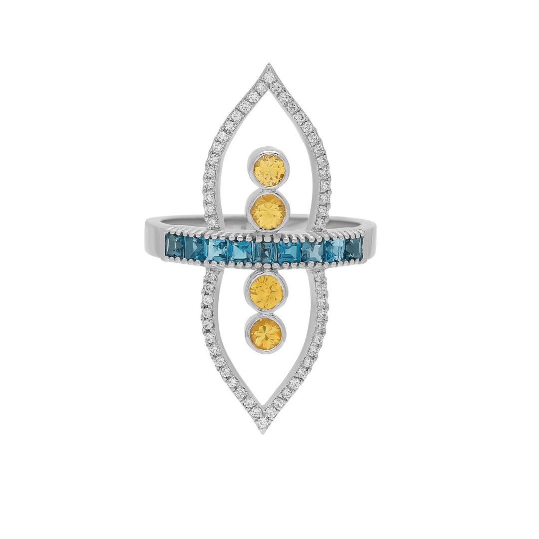 Lotus Double Leaf Ring