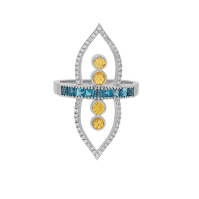 Lotus Double Leaf Ring