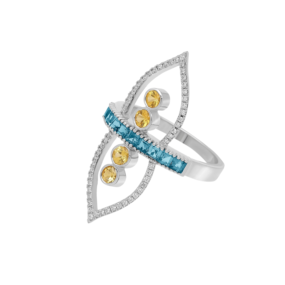 Lotus Double Leaf Ring