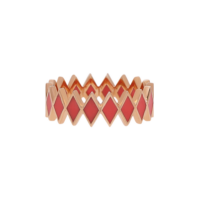 Viva Zigzag Stone Ring