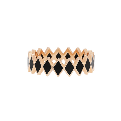 Viva Zigzag Stone Ring