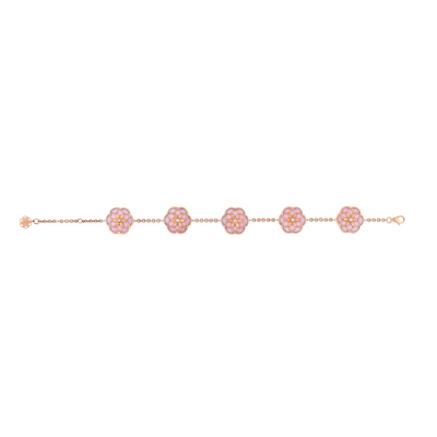 Flower of Life Bracelet, 5 Flowers